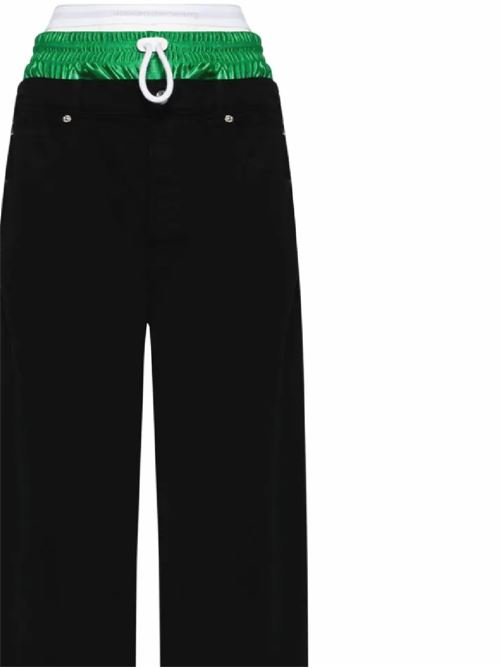 Layered-waist straight-leg jeans Alexander Wang | 4DC1244203011